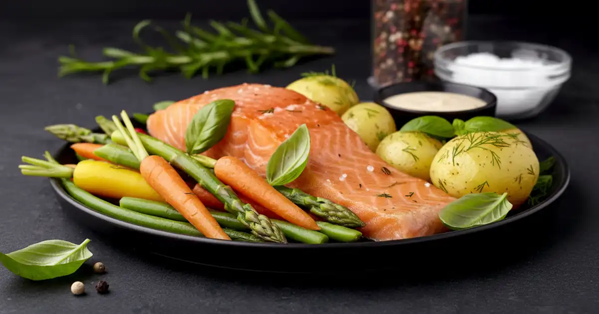 Laksefilet med poteter og sitron – enkel laksemiddag, ikke laksepinnene