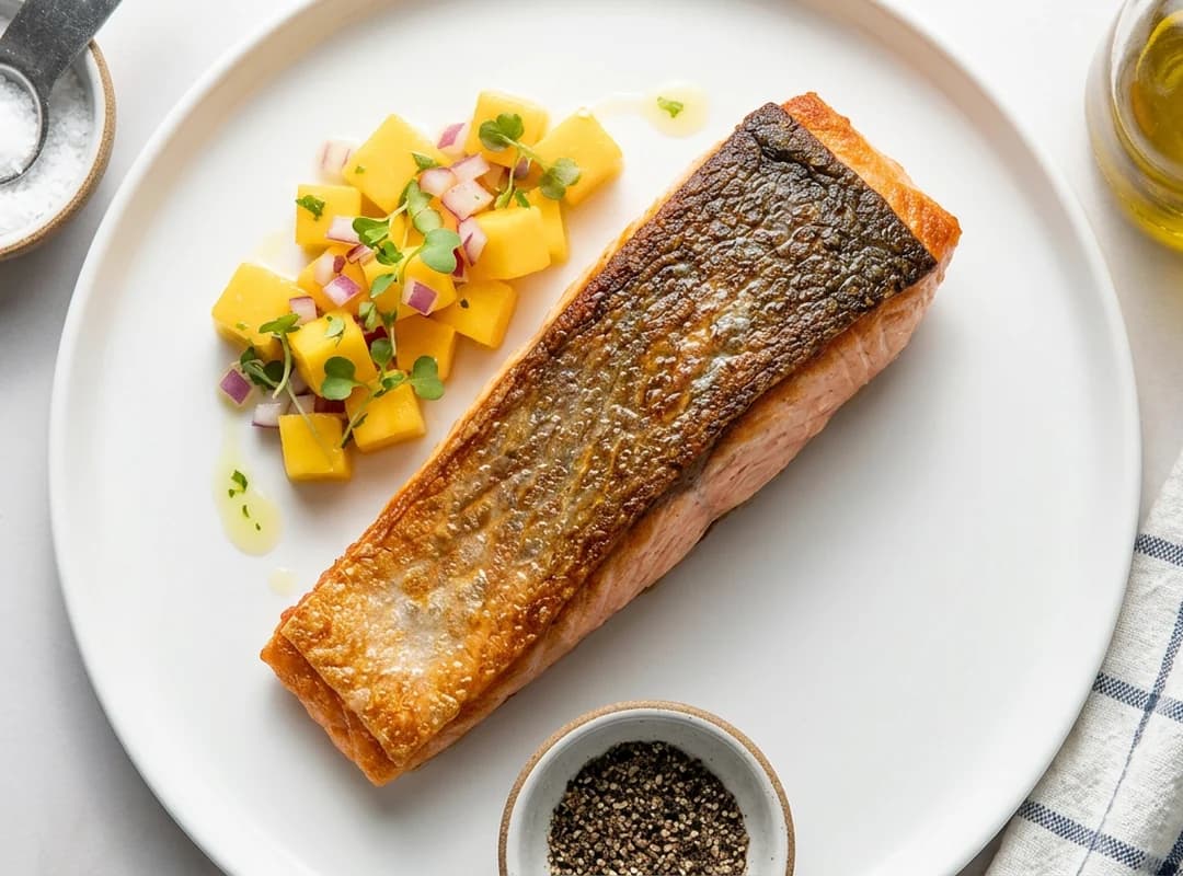 Laks med mangosalat