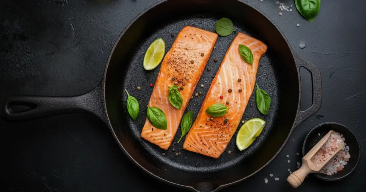 Steke laksefilet i panne – slik får du det perfekt